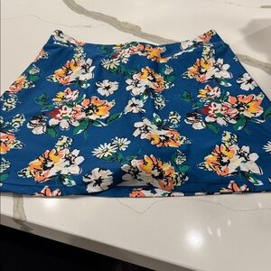 Floral Blue Skirt